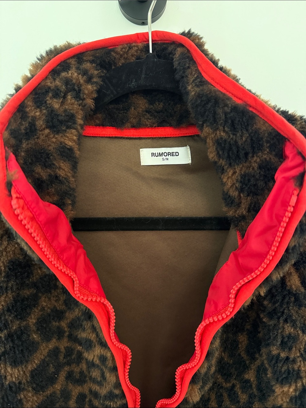 Leopard Pullover Size S/M - Picture 2 of 5